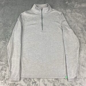 XX-XY Athletics Shirt Mens Size Small Grey Intrepid 1/4 Zip Performance‎ Workout
